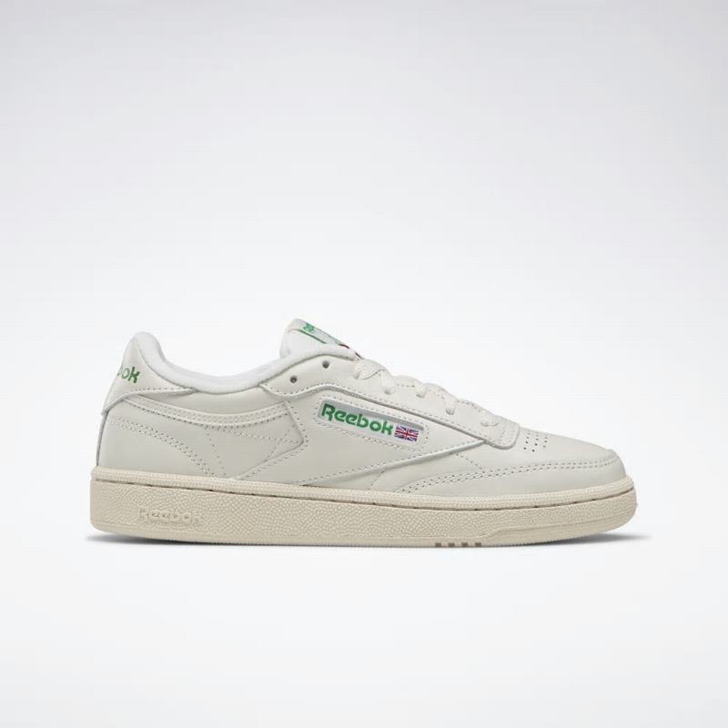 Reebok Club C 85 Vintage Tenisky Damske - Biele/Zelene/Červené DP9183YO